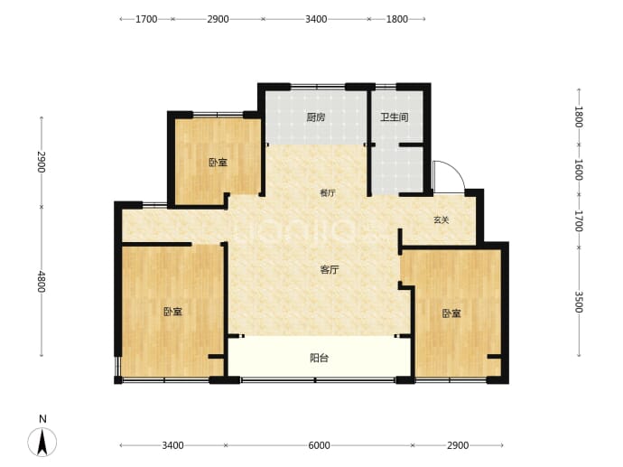 津投城开美域东霖--建面 113m²