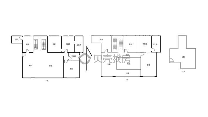 泰和美邸 改善型精品住房 顶跃带露台 套四改善型住房-户型图