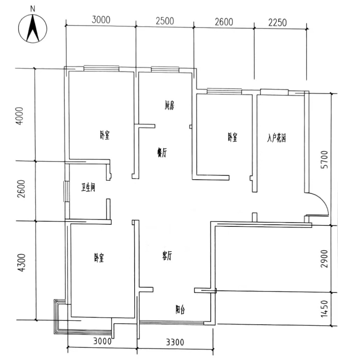 城发投住建雅都园--建面 111m²