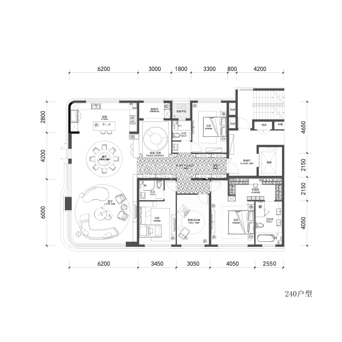 新希望锦麟誉--建面 240m²