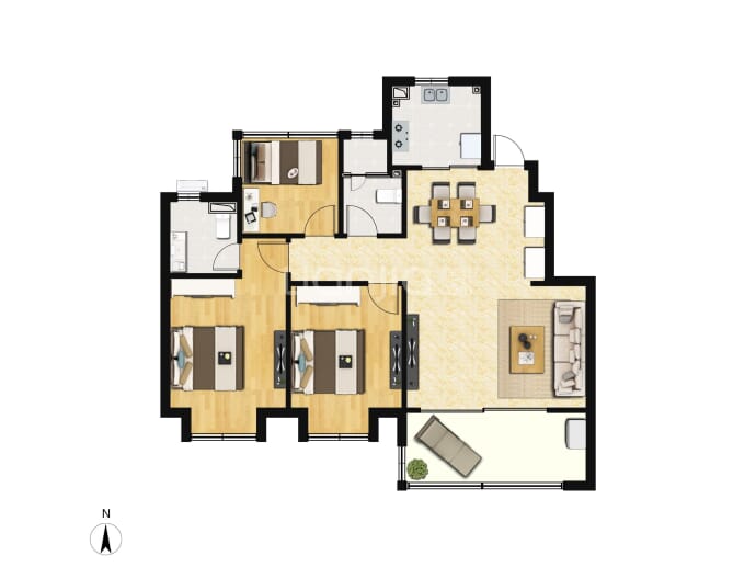 国贸璟原--建面 109m²