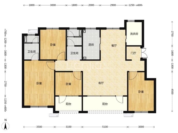 七星壹号--建面 142.28m²