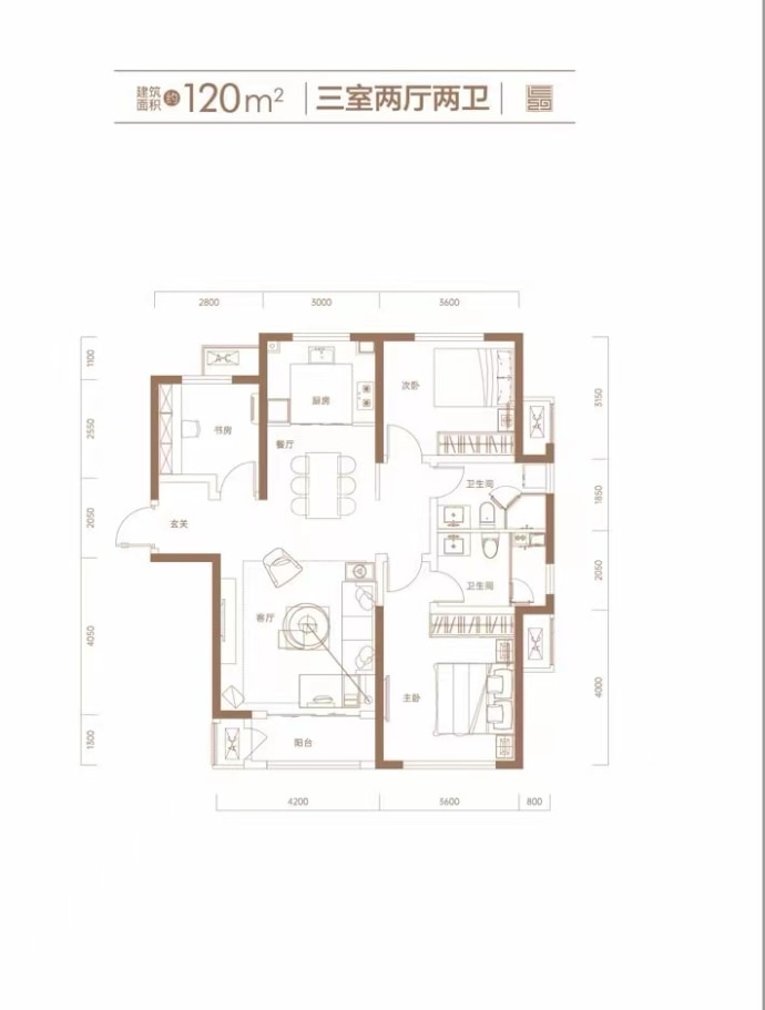 运河文化城-189--建面 120m²