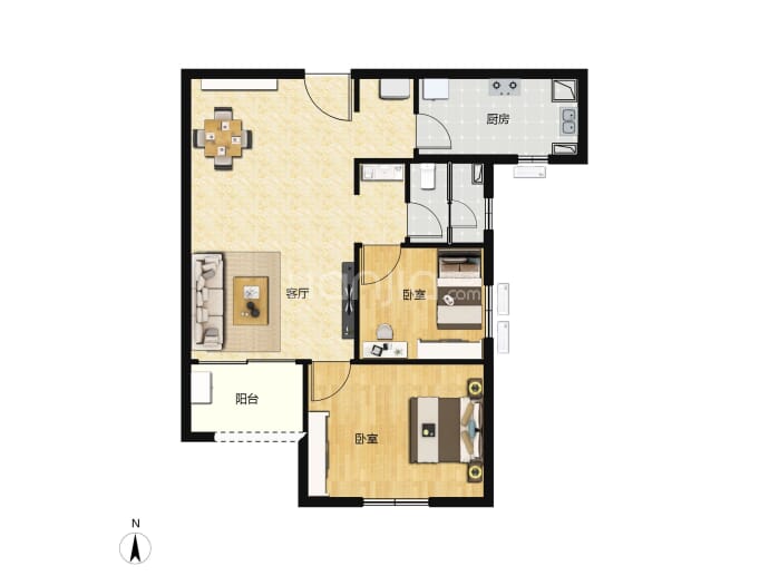 维佳·关山郡--建面 79.53m²