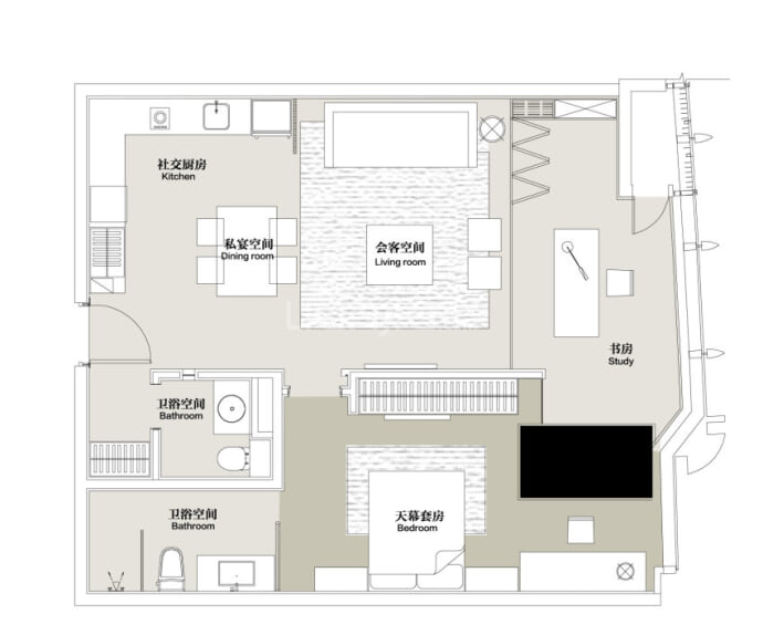 世茂天誉--建面 133m²