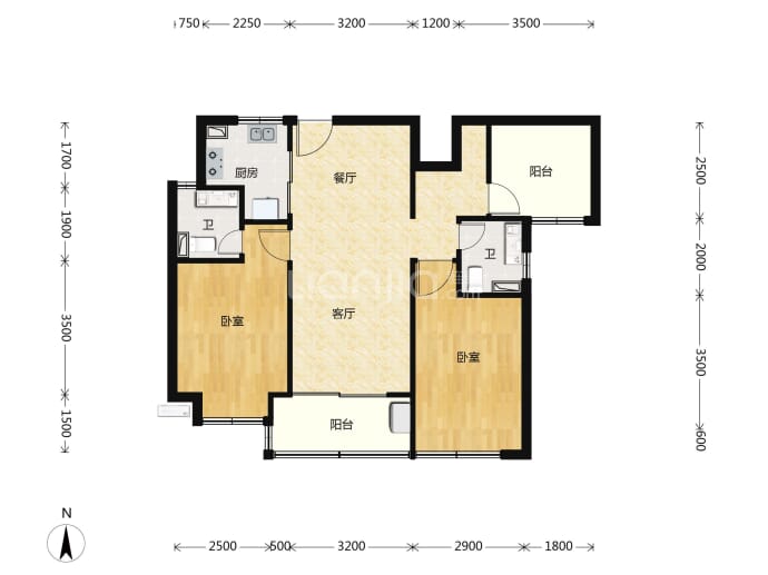 融佳臻园--建面 89m²