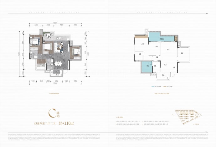 金科骏邦·美院--建面 110m²