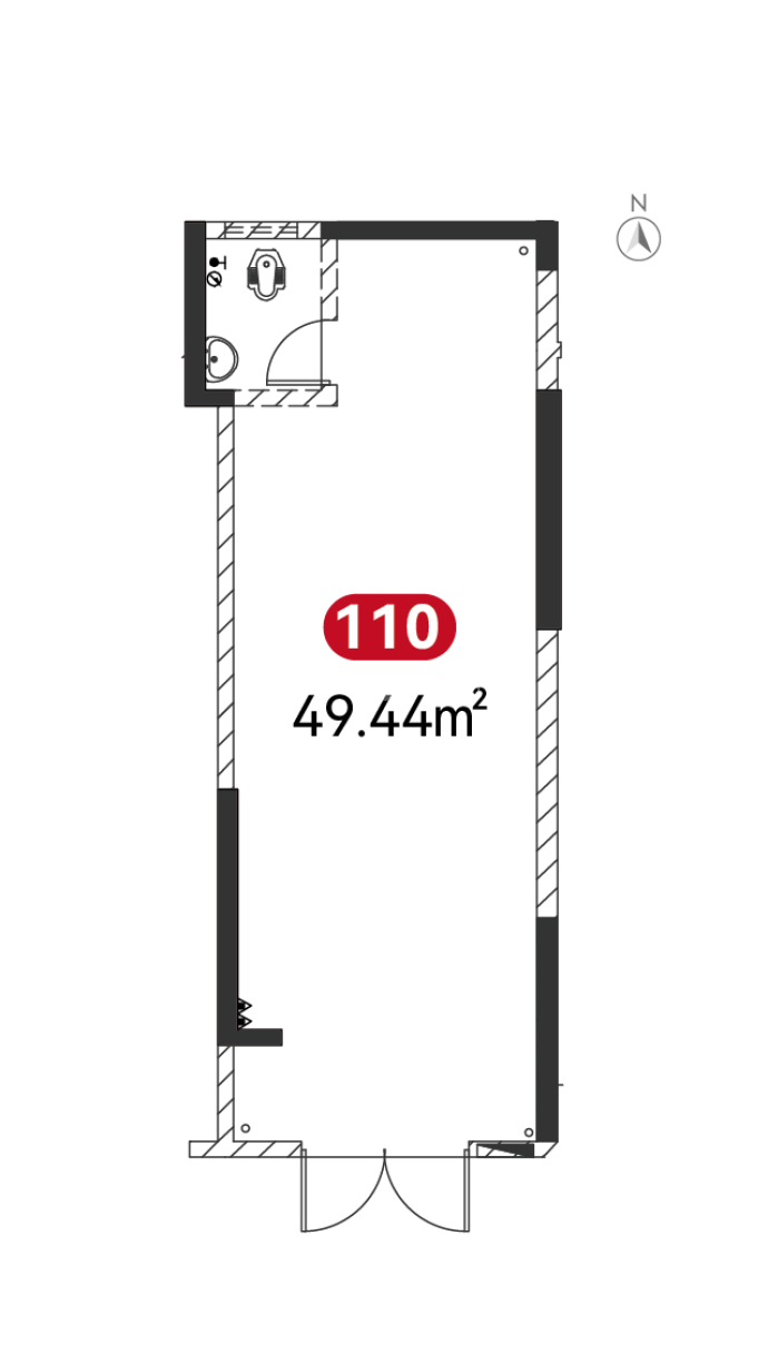 嘉宇悦江天--建面 49.44m²