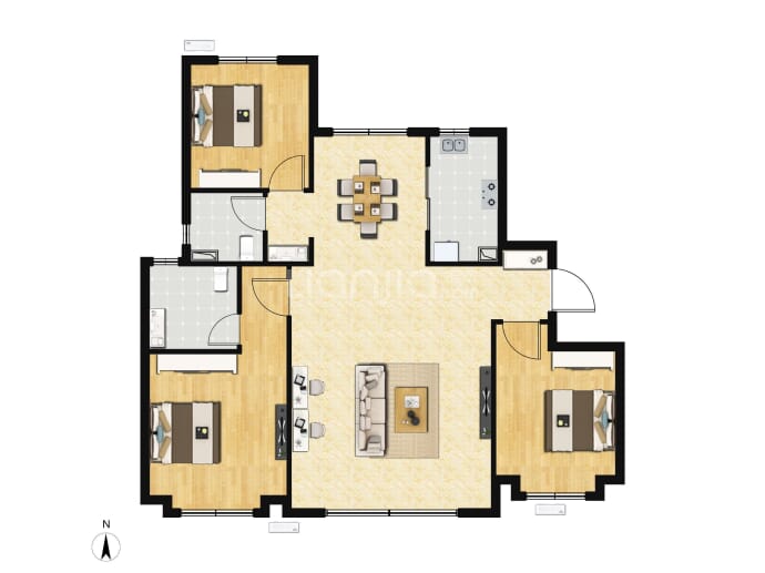 泽信•拾光名著--建面 118m²