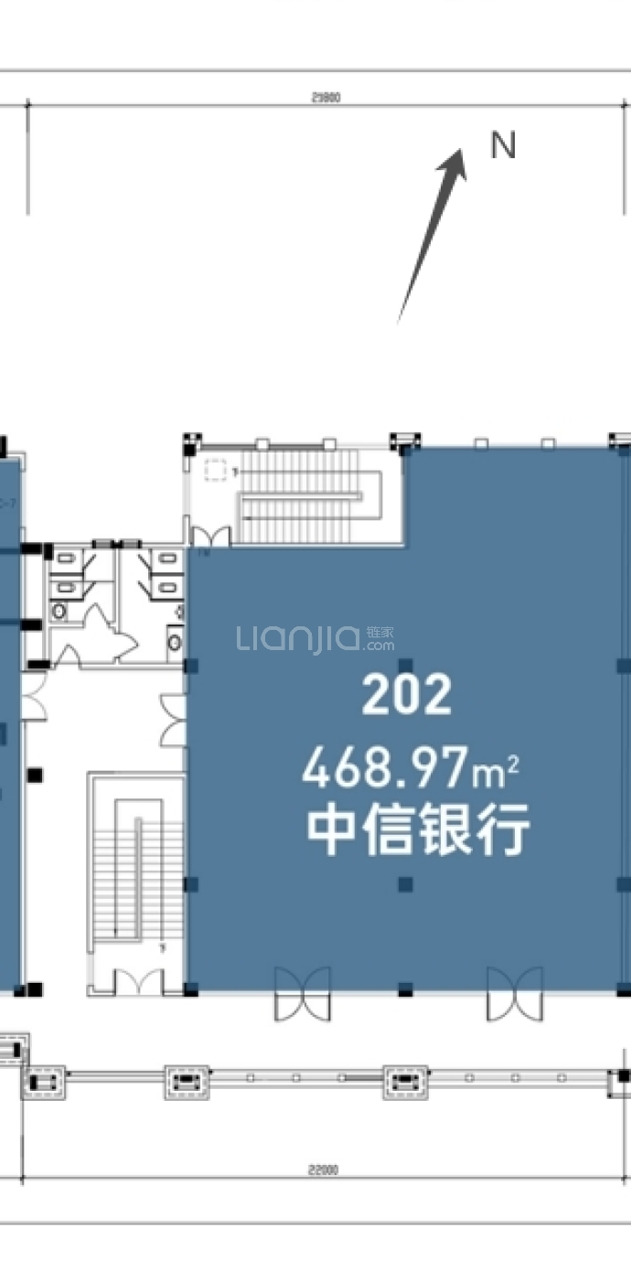 华发新城六期1室0厅0卫户型图