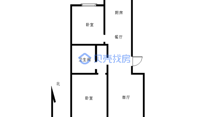 华弘滟澜山  南北通透  户型方正  采光好  包更名-户型图