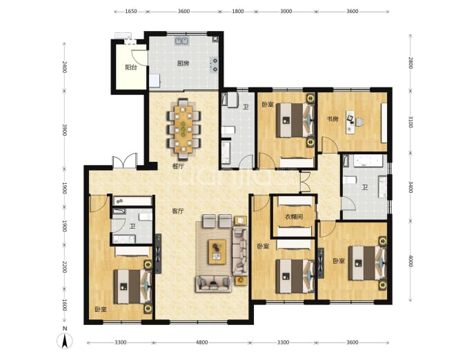 联美玺悦--建面 192m²