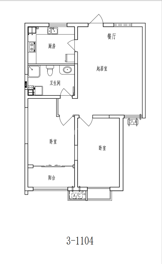 璟台--建面 93m²