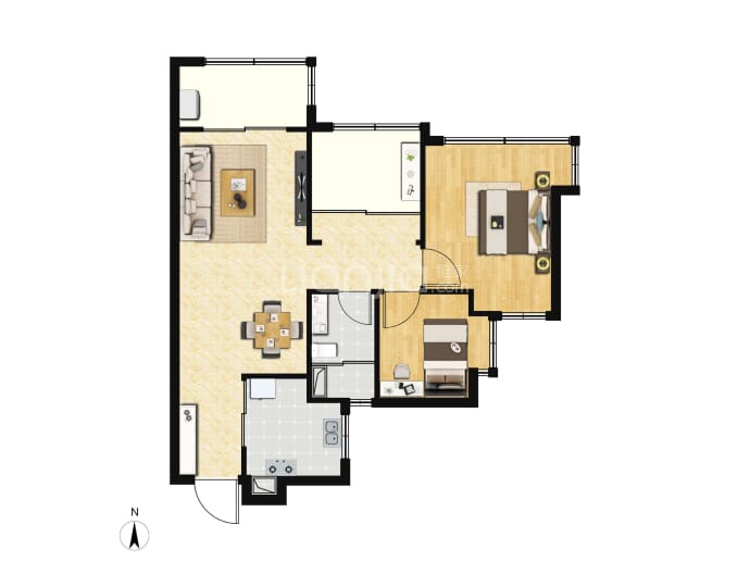 新城翡丽云境--建面 78m²