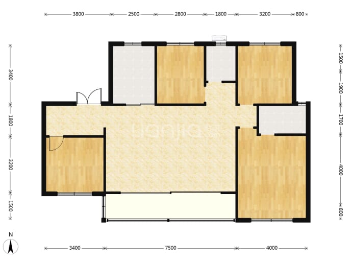 旭辉中心--建面 140m²