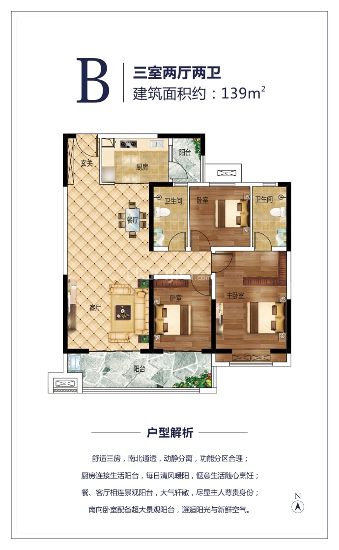 亨源通·英才花园--建面 139m²