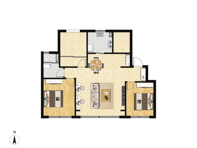 中国铁建·花语天境--建面 89m²