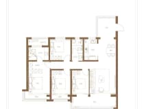 日照中心云筑4室2厅2卫户型图