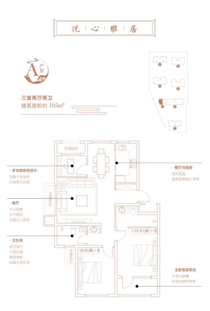 城建新苑阳光--建面 105m²