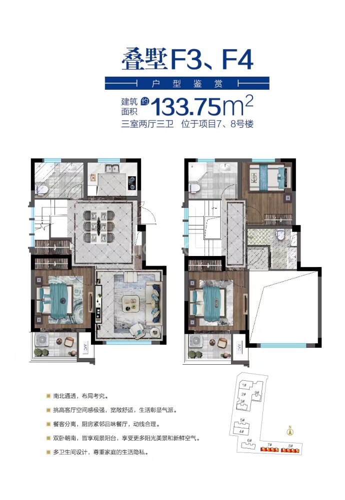 融尚嘉玺广场--建面 133.75m²