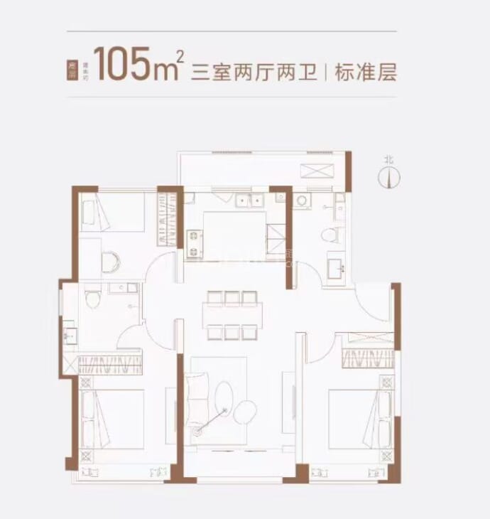 城投东方紫宸--建面 105m²