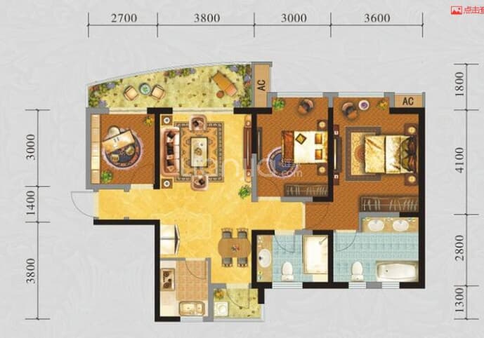 罗曼帝克--建面 117m²