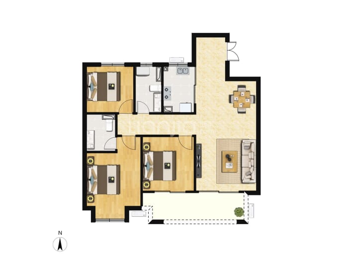 荣华之光--建面 116m²