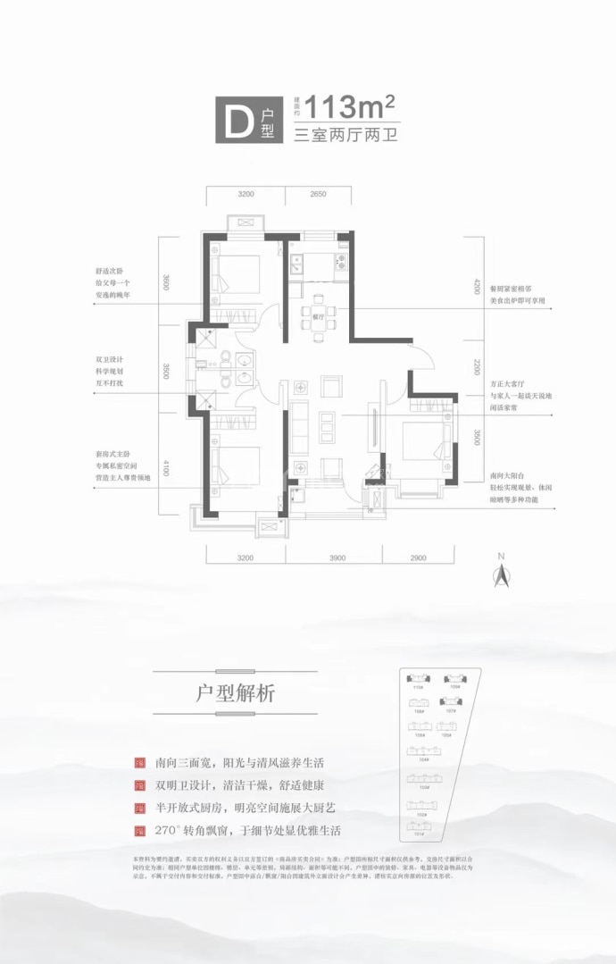 宝升昌悦郡府--建面 113m²