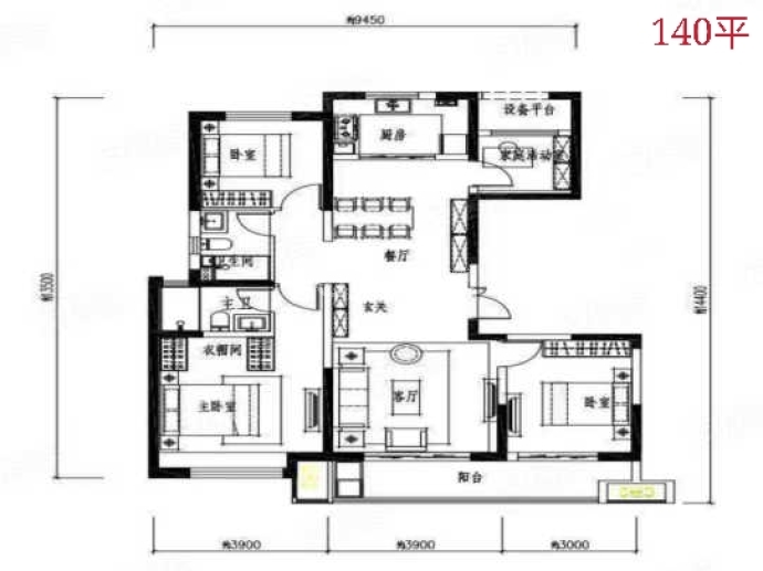 保利天水时光印象--建面 140m²