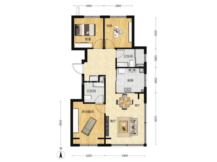 北京建工熙华台--建面 98m²