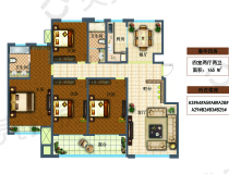 锦钰佳苑太阳城4室2厅2卫户型图