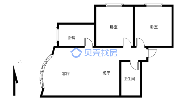 丰泽园小区，简装室，，采光充足建议实地看房-户型图