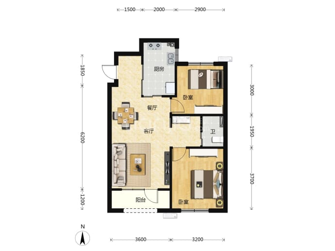 华润置地御华府--建面 81m²