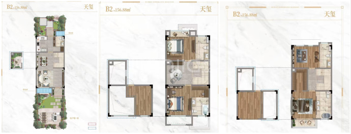 武汉宝龙世家--建面 156.88m²