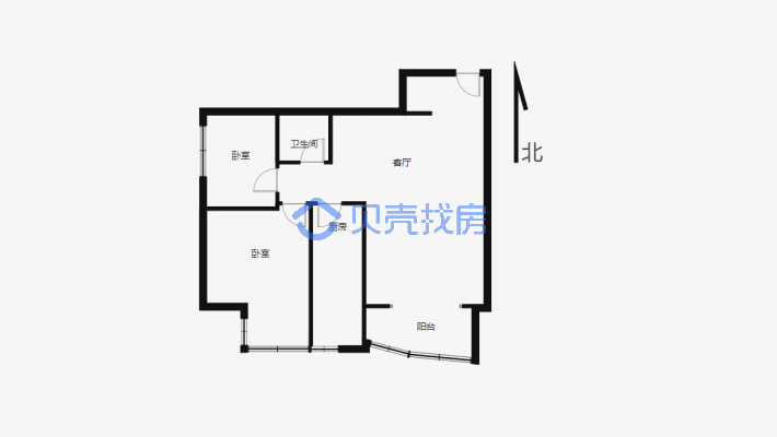 新市区美居商圈津城铭苑好房出售-户型图