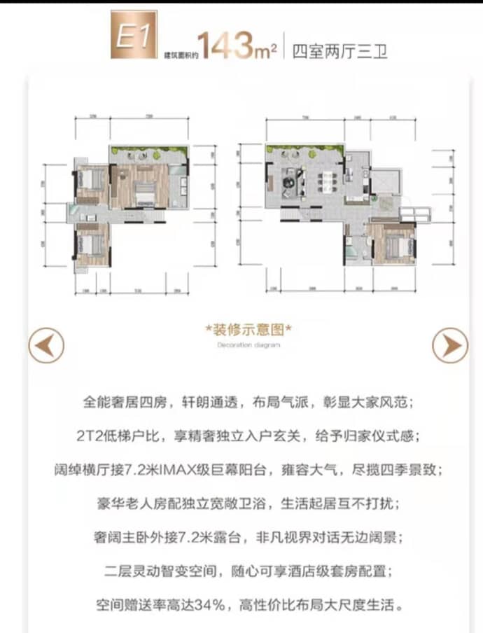 兴诚锦云臺--建面 143m²