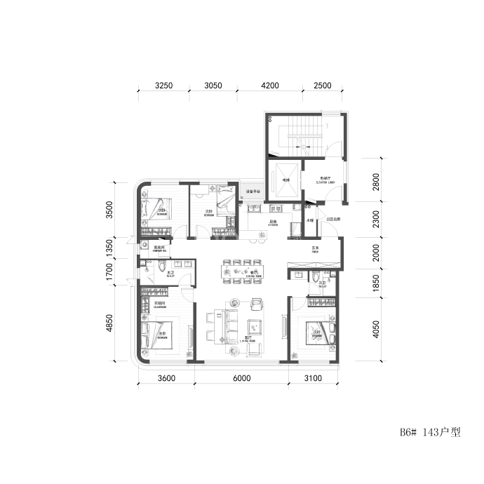 新希望锦麟誉--建面 143m²