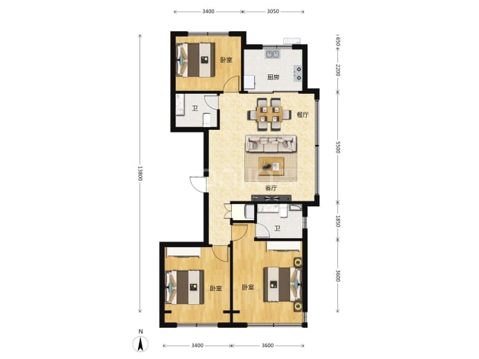 保利和光煦境--建面 106m²