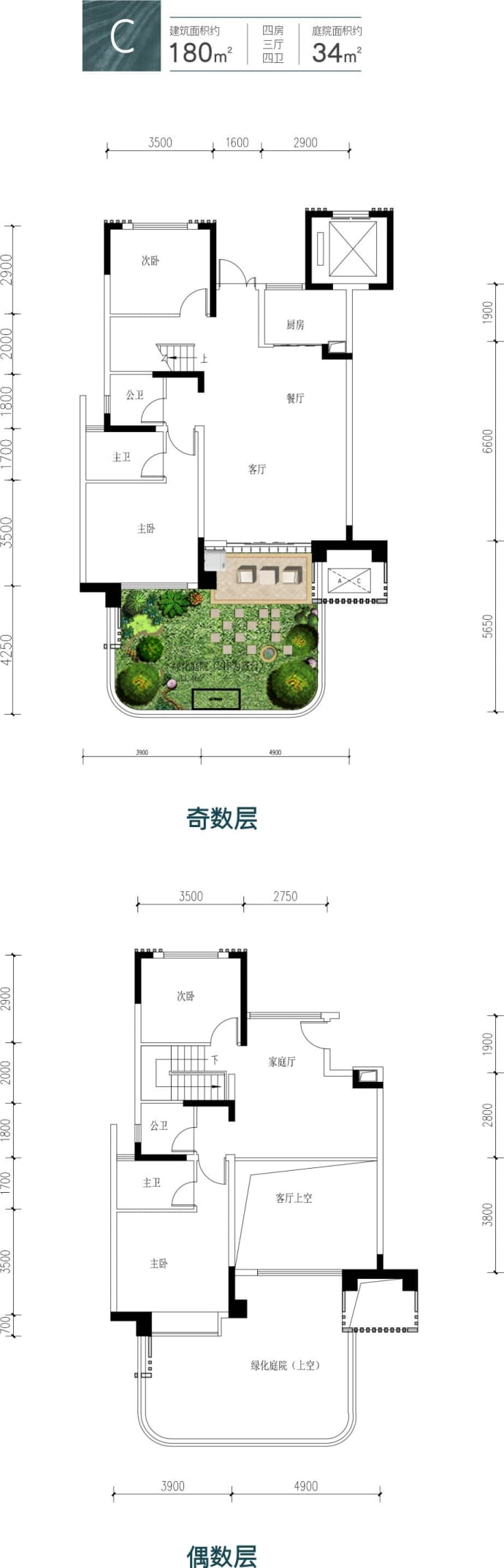 福天藏郡--建面 180m²