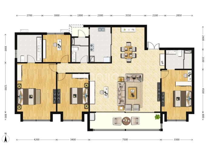 阳光城天澜道11号--建面 199m²