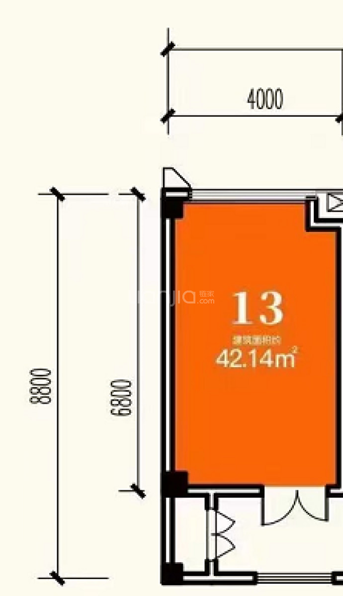 粼江云境--建面 42.14m²