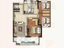 浮来春文澜院3室2厅1卫户型图