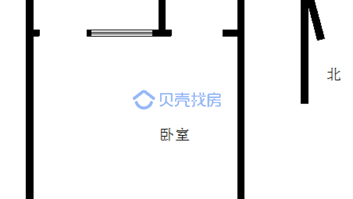 黄淮学院旁边老证70年产权小公寓-户型图