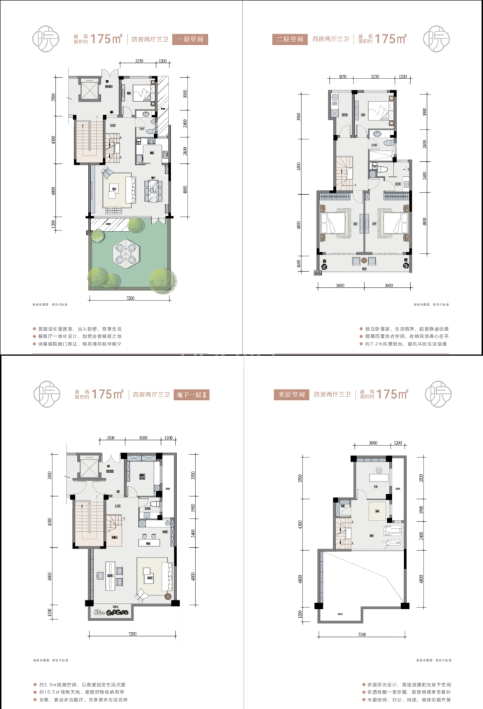 璟畔和院--建面 175m²