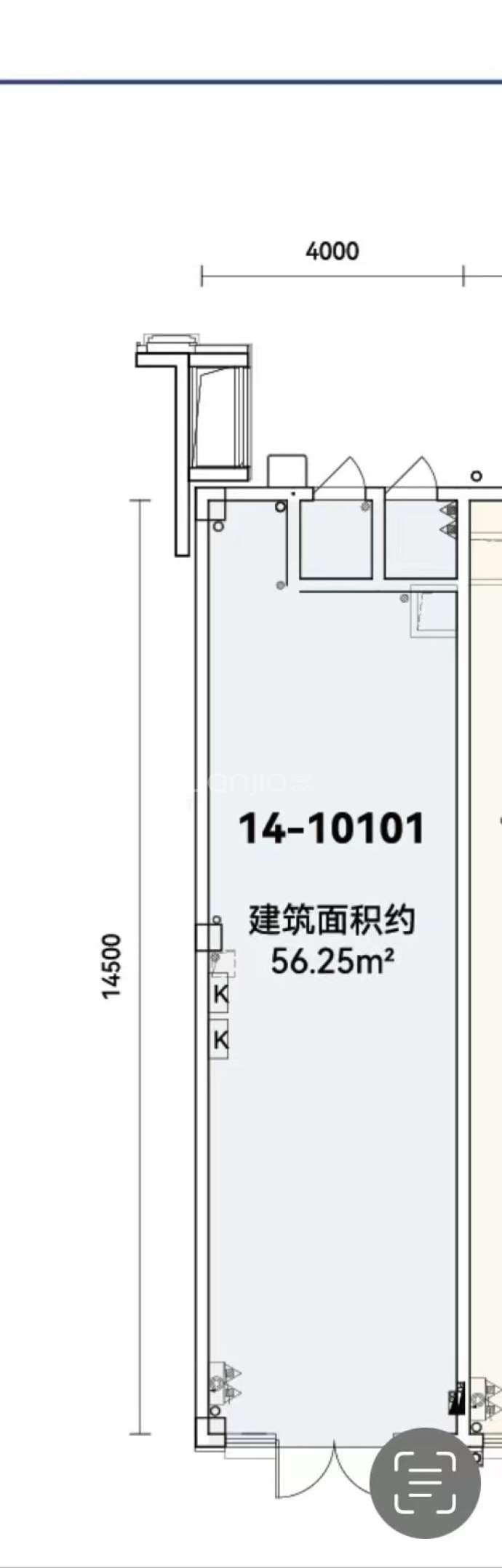 电建泷悦长安--建面 56.25m²