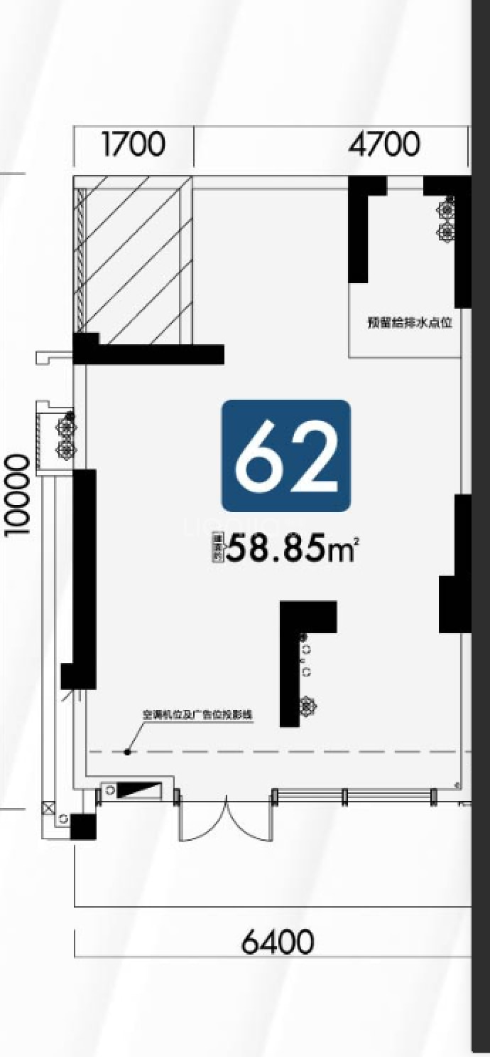 保利碧桂园学府里--建面 58.85m²