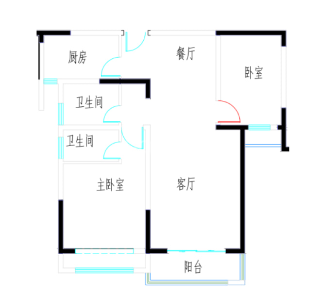 茂庭·澜山府--建面 97m²