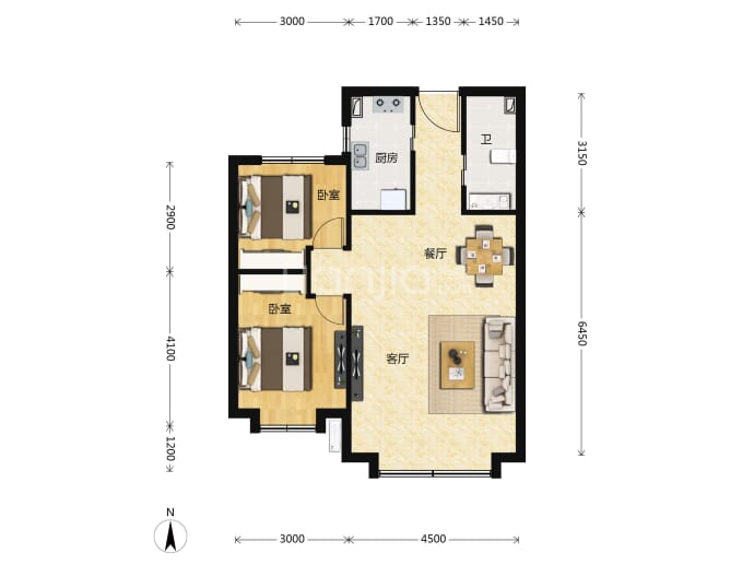 美居·大都会Meet--建面 89m²