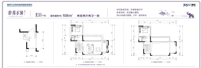 融创西双版纳旅游度假区--建面 108m²