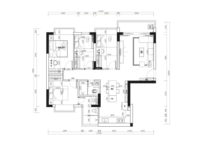 卓粤卓雅名苑--建面 125m²